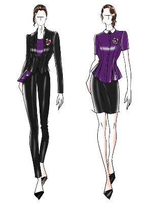 职场时尚女正装职业装定制设计方案 职业装定制