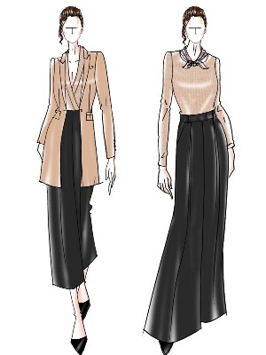 职场时尚女正装职业装定制设计方案 女正装职业装定制