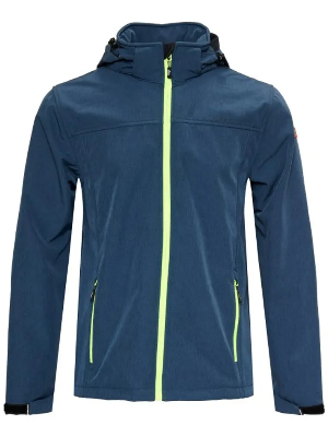 定制男士运动环保软壳野营徒步旅行连帽工作服定制 派登服饰