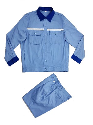 定制春季长袖工作服工厂车间工作服套装工作服耐磨耐脏劳保厂服