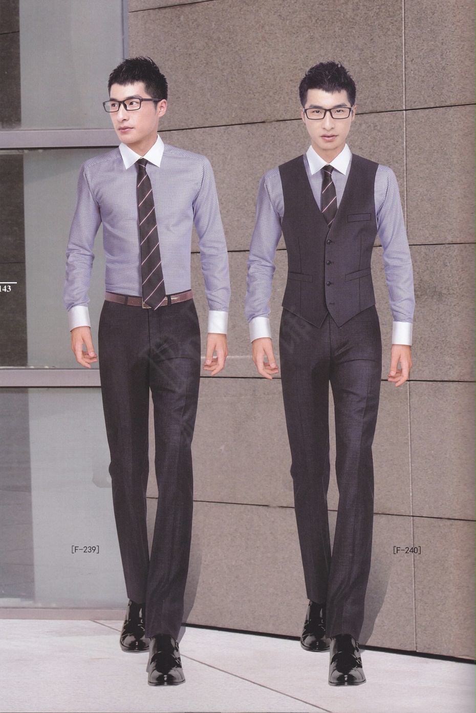 男士职业西服套装定制方案