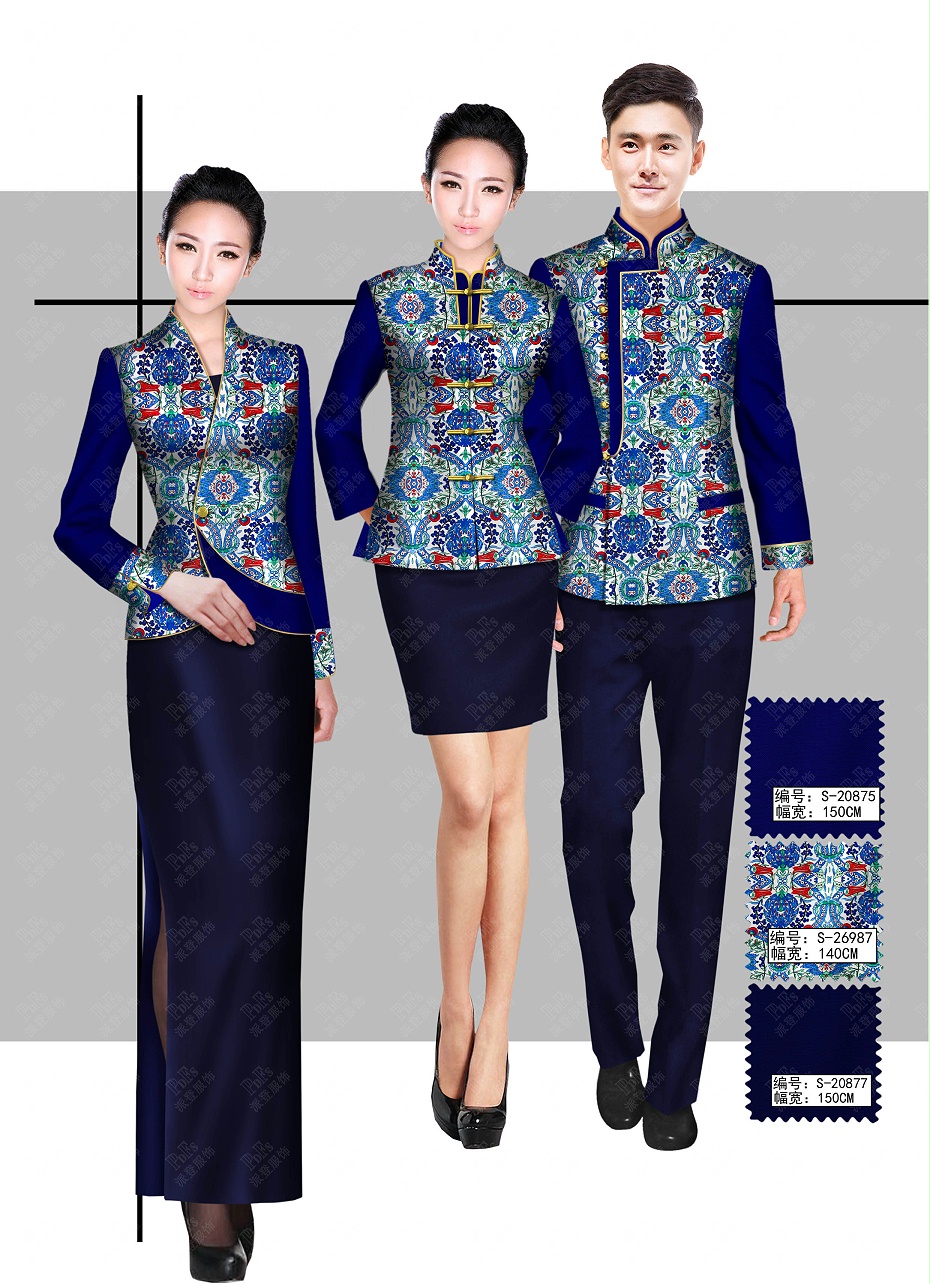 酒店服务员工装定制