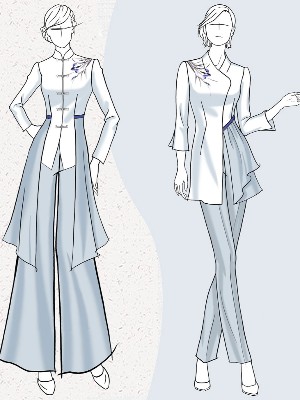 新中式美容师水疗工作定制设计图 新中式美容师水疗工作定制设计图