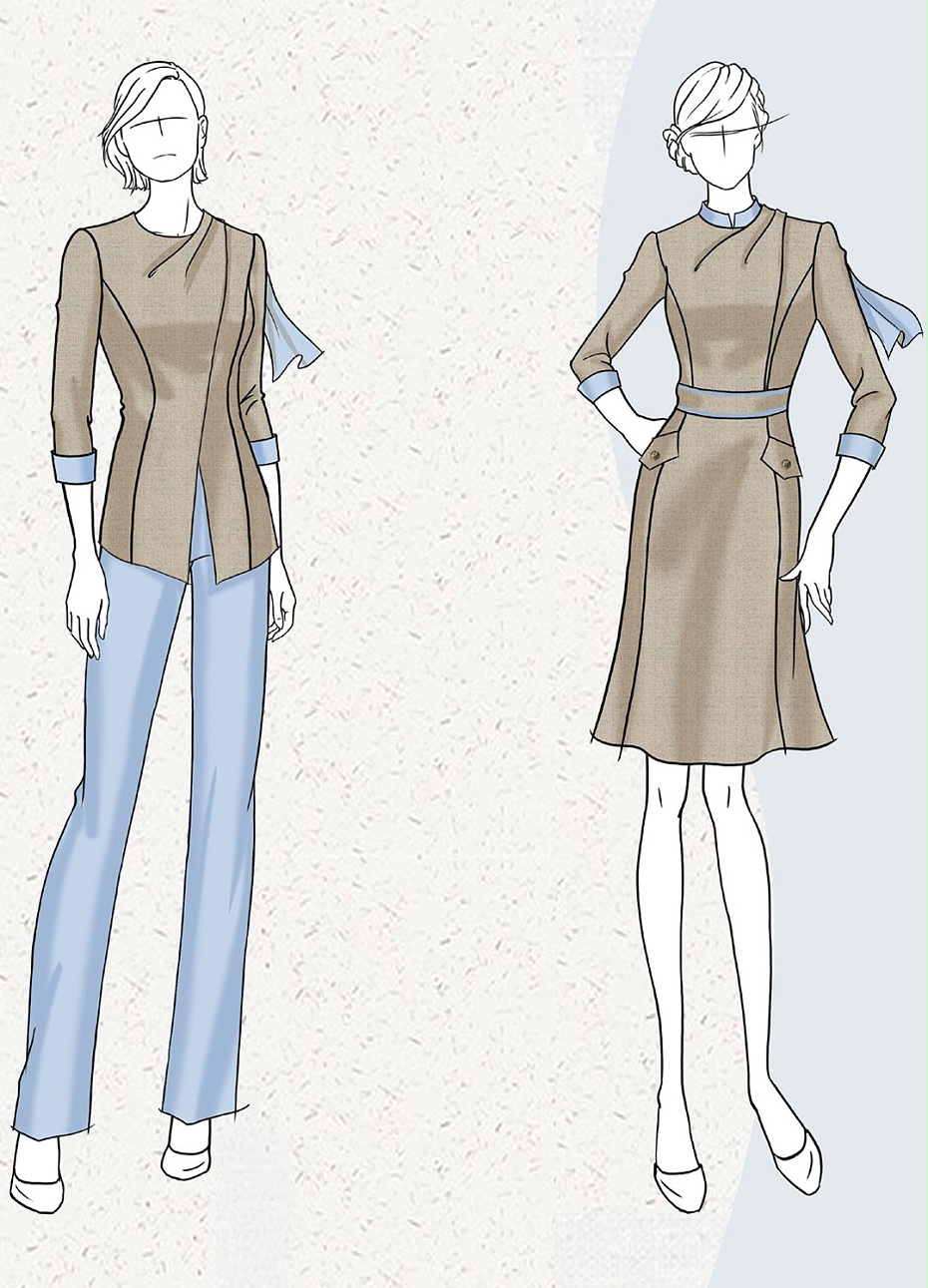 新中式美容师水疗工作定制 新中式美容师水疗工作定制