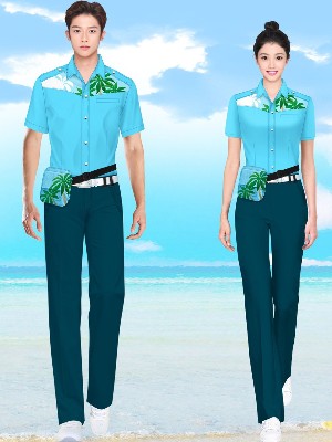 景区员工夏季工作服定做设计方案