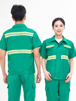 加反光条工作服定制，长袖短袖工作服定制