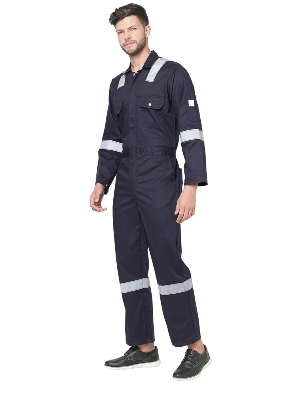 定制工厂长袖工作服专业定制劳保工装加反光条 派登服饰