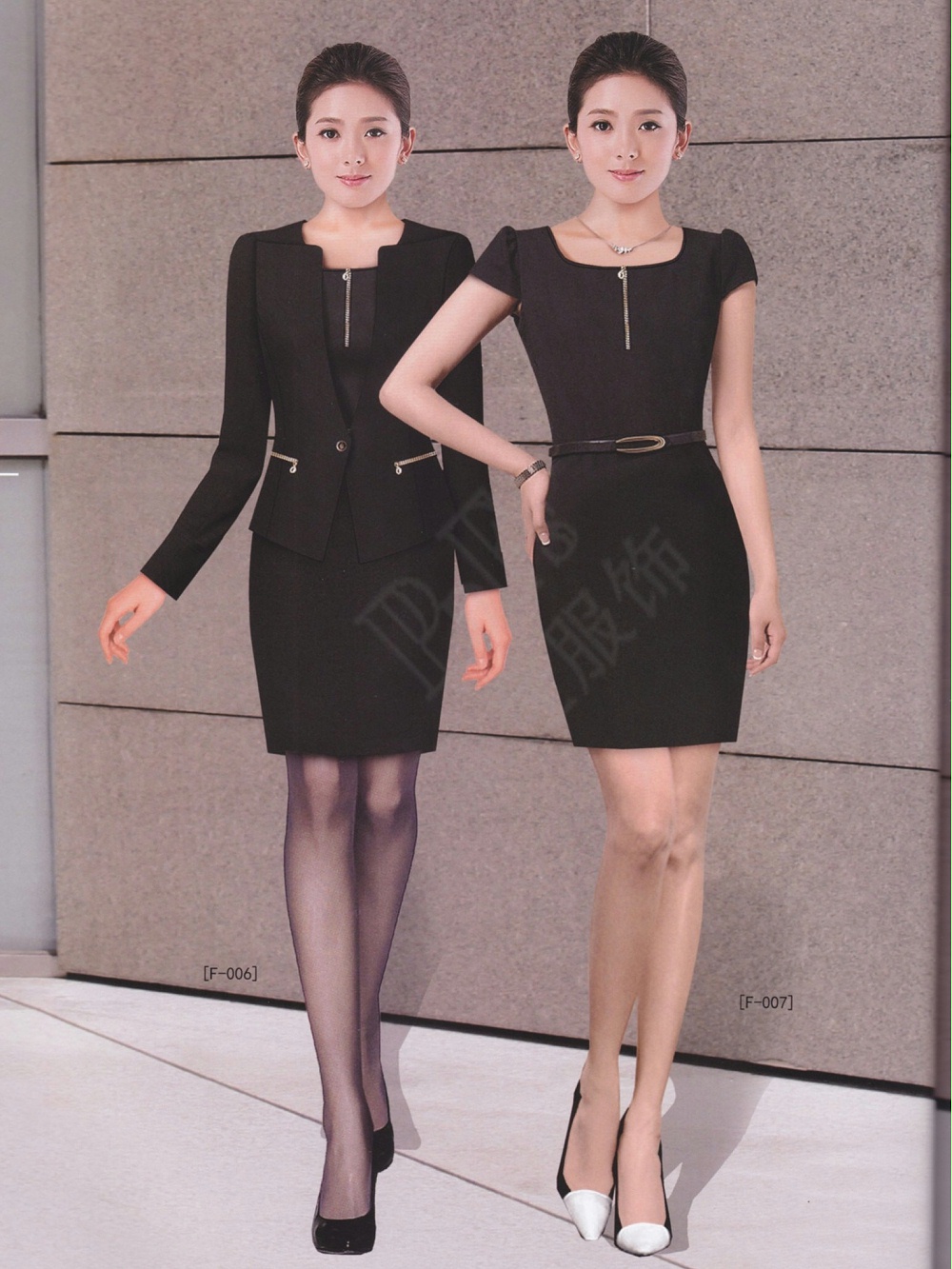 新款酒店前台客服工作服