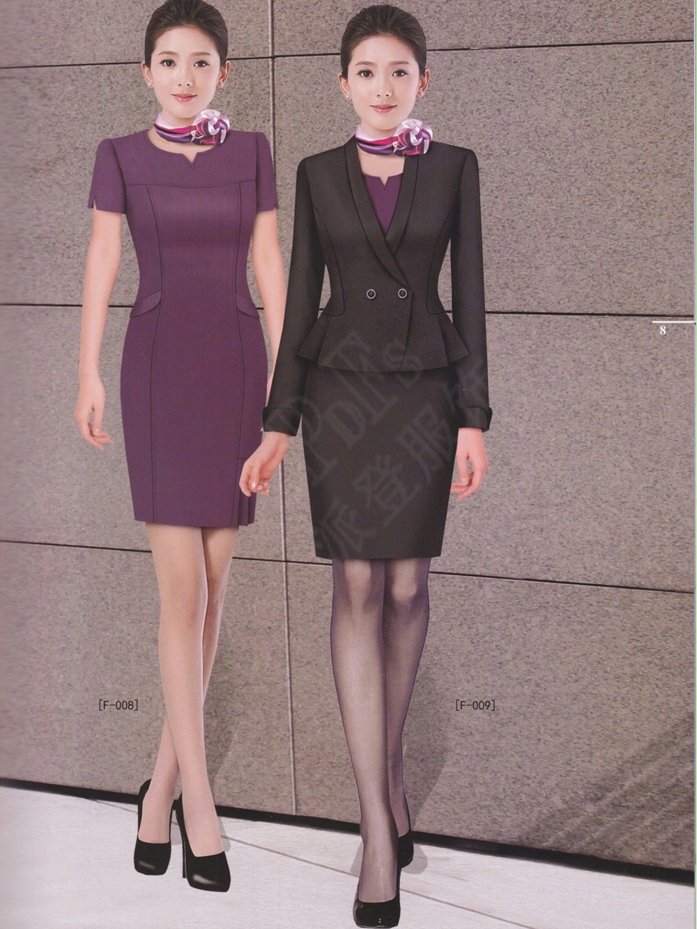 新款酒店前台客服工作服