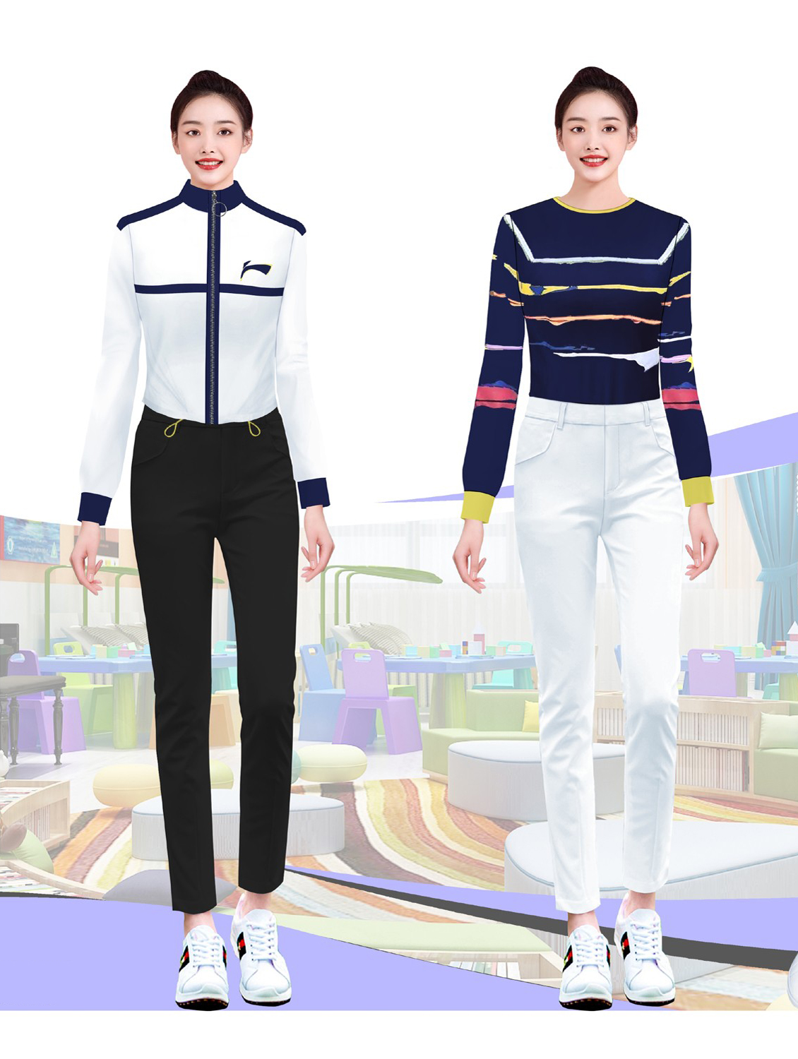 幼儿园教师园服定制设计方案 幼儿园教师园服定制设计方案