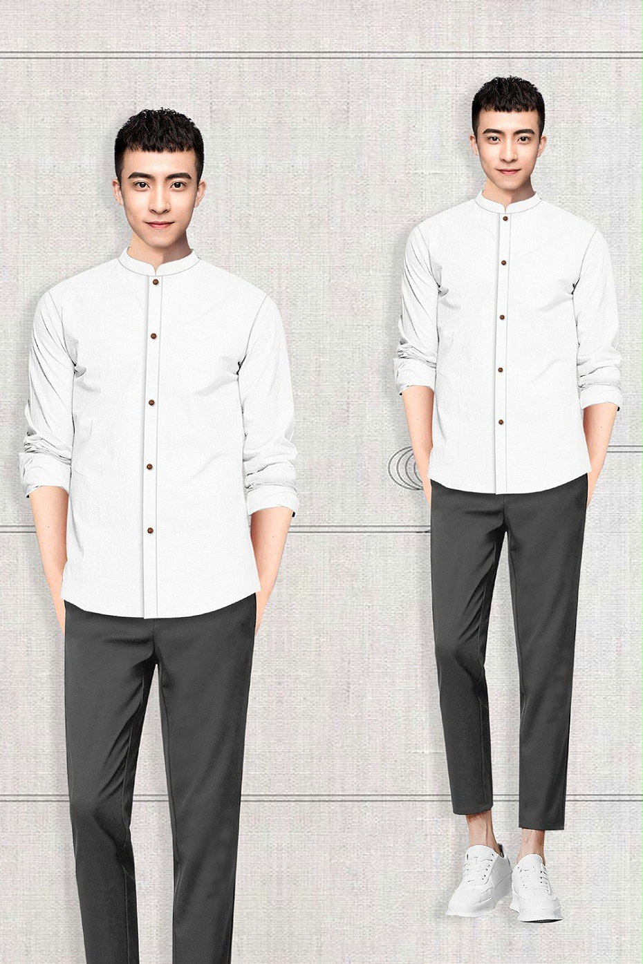 中式酒店员工工作服定制 中式酒店员工工作服定制