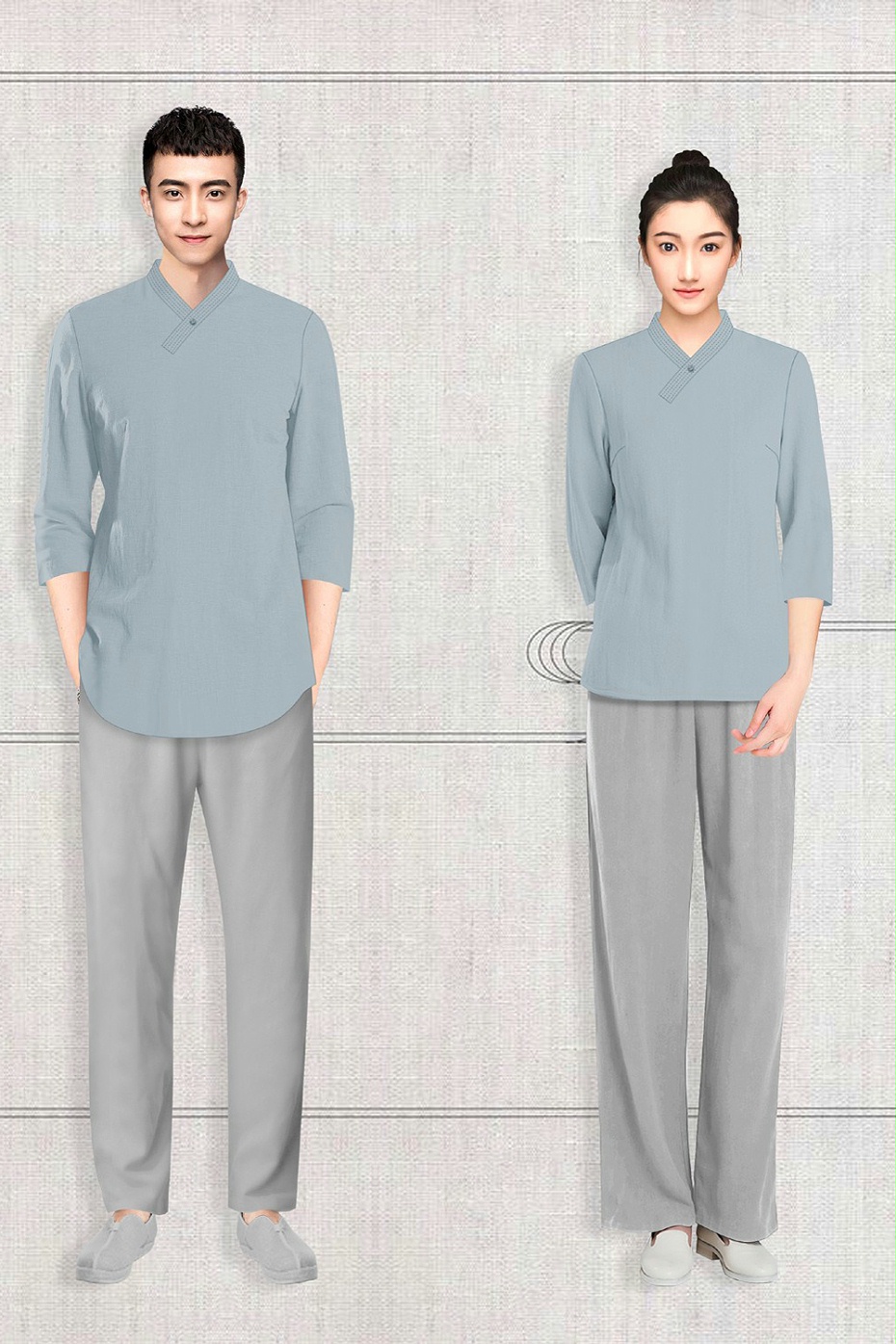 酒店员工工作服定制 酒店员工工作服定制