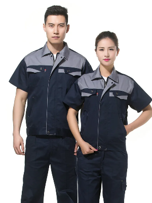 工厂夏季防静电工作服定制汽修厂工作服批量定制加logo 派登服饰