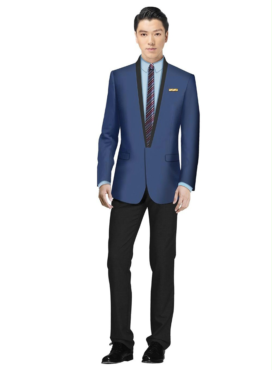酒店大堂服务员制服设计751