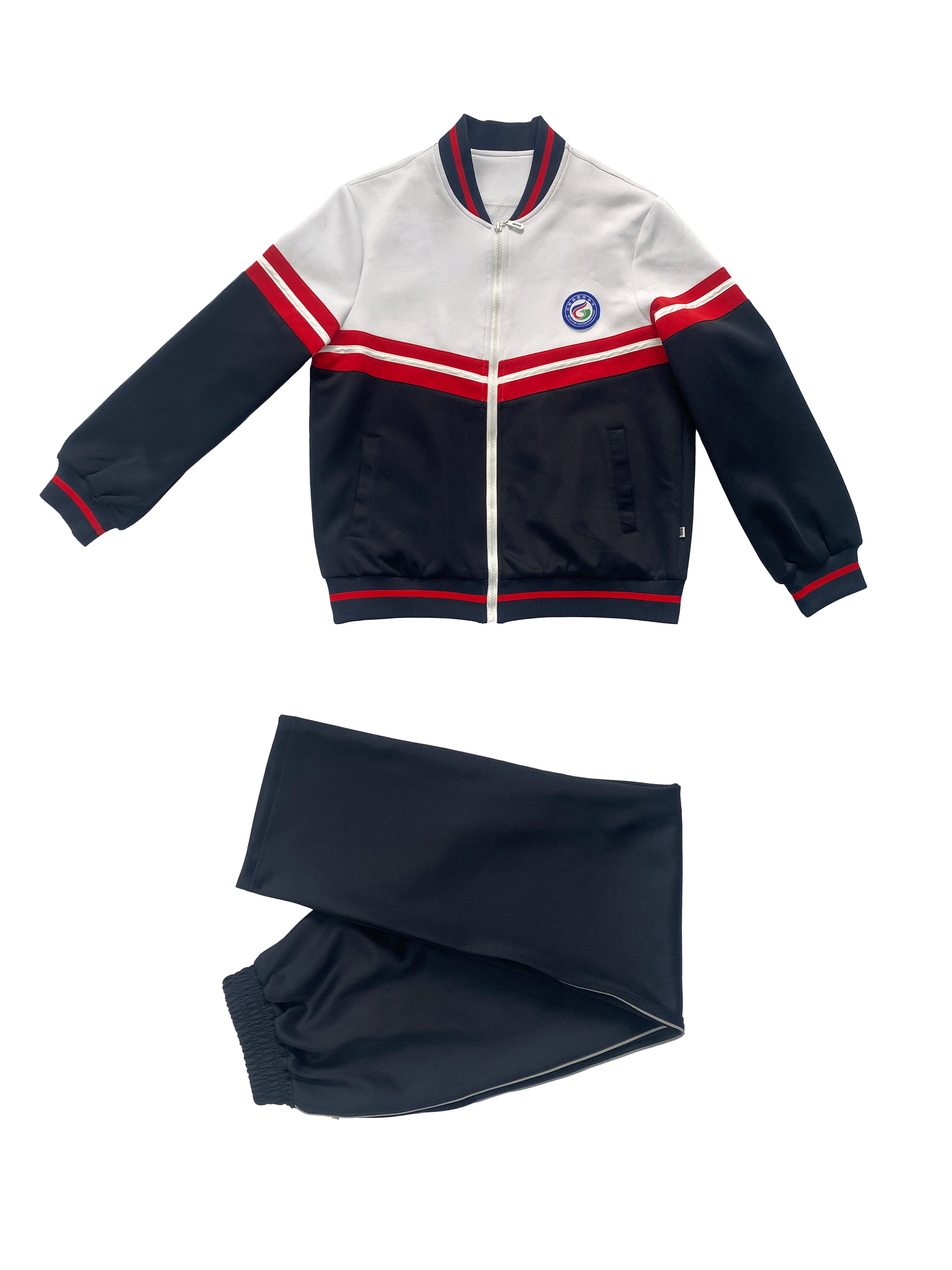 中小学春秋季校服套装定制加刺绣logo纯棉班服定制 派登服饰