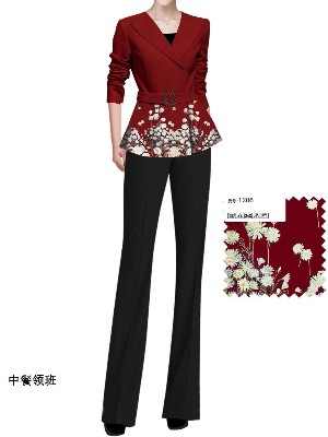 3款中餐厅领班工作服