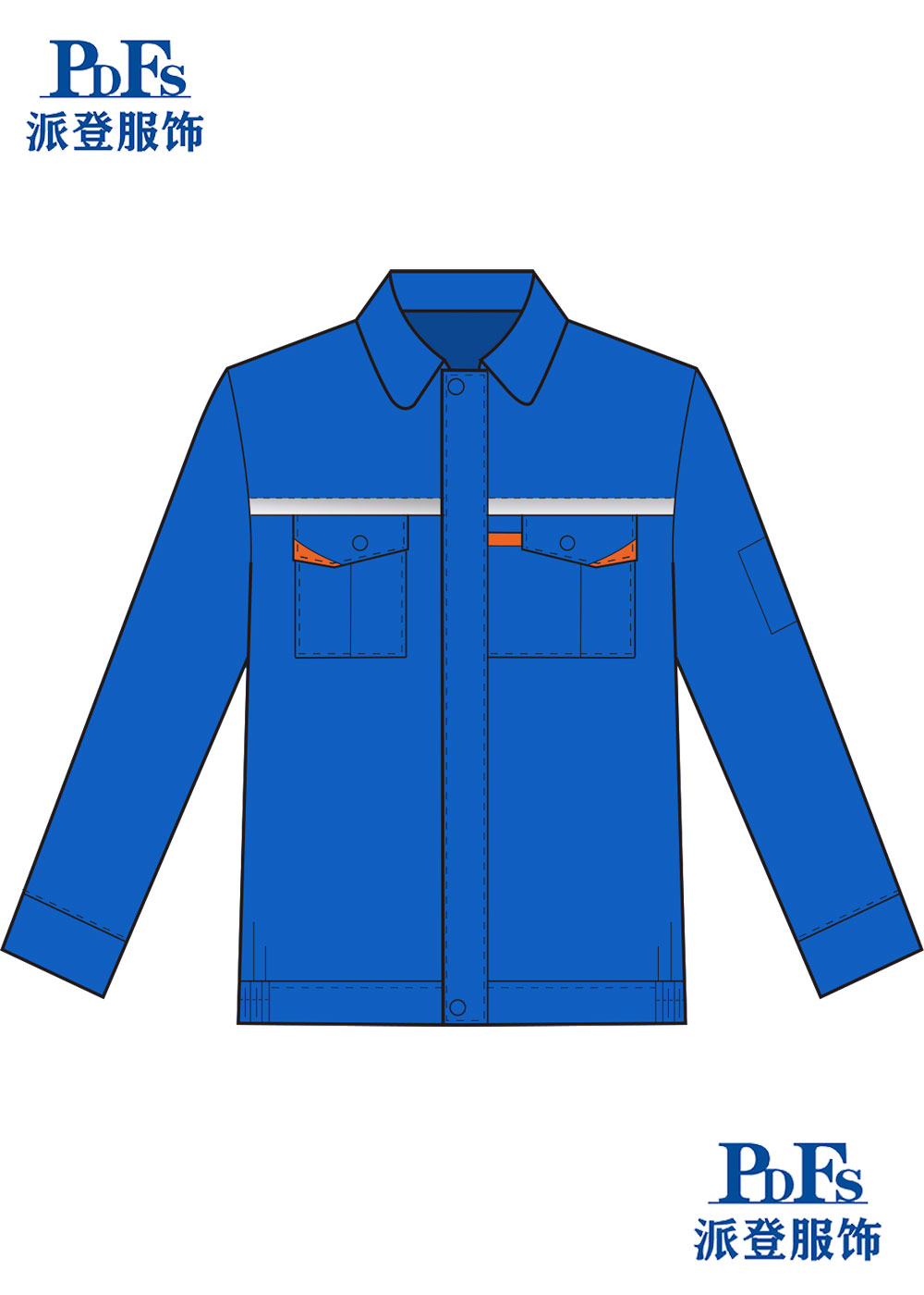 工厂工程服定制加反光条+logo可出设计图劳保工作服定制