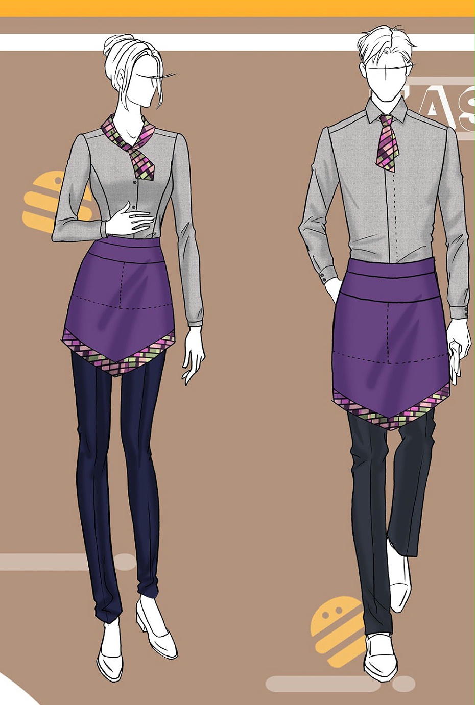 服务员工作服定制