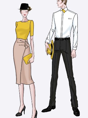 穿“悦”职场的时装定制 职业装定制