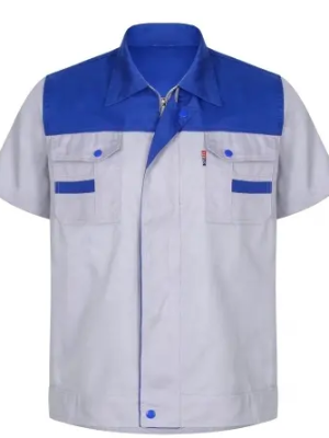夏季工厂工作服定制耐磨透气工装定制可加logo文职 派登服饰
