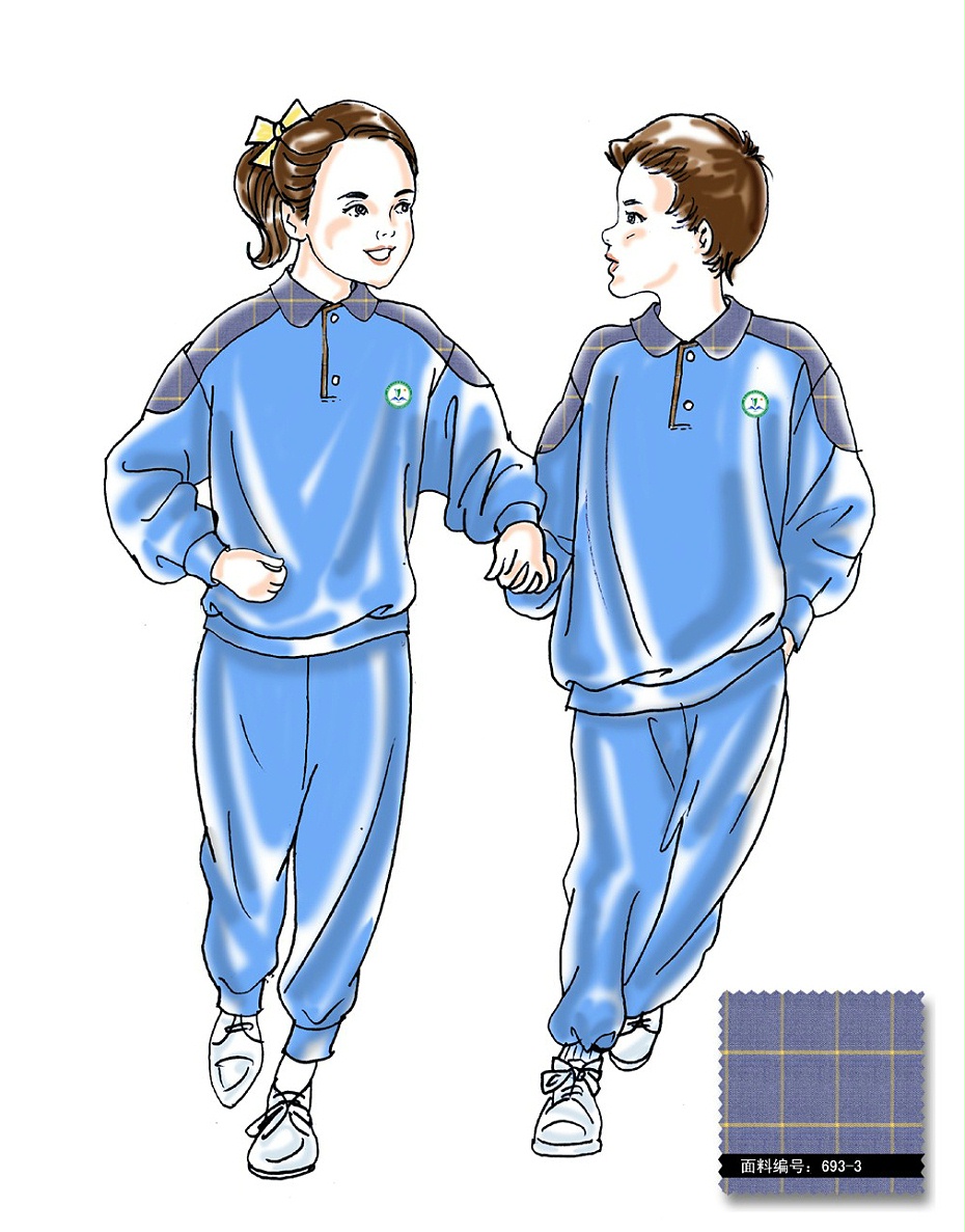 时尚民族风学生校服定制