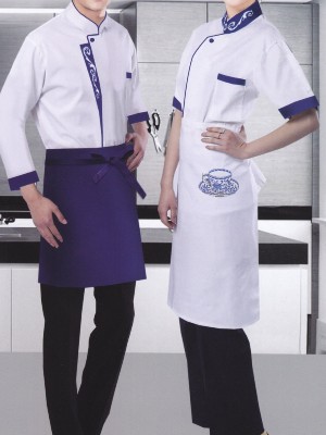 3款女士厨师服装 总厨夏装短袖 3款女士厨师服装 总厨夏装短袖