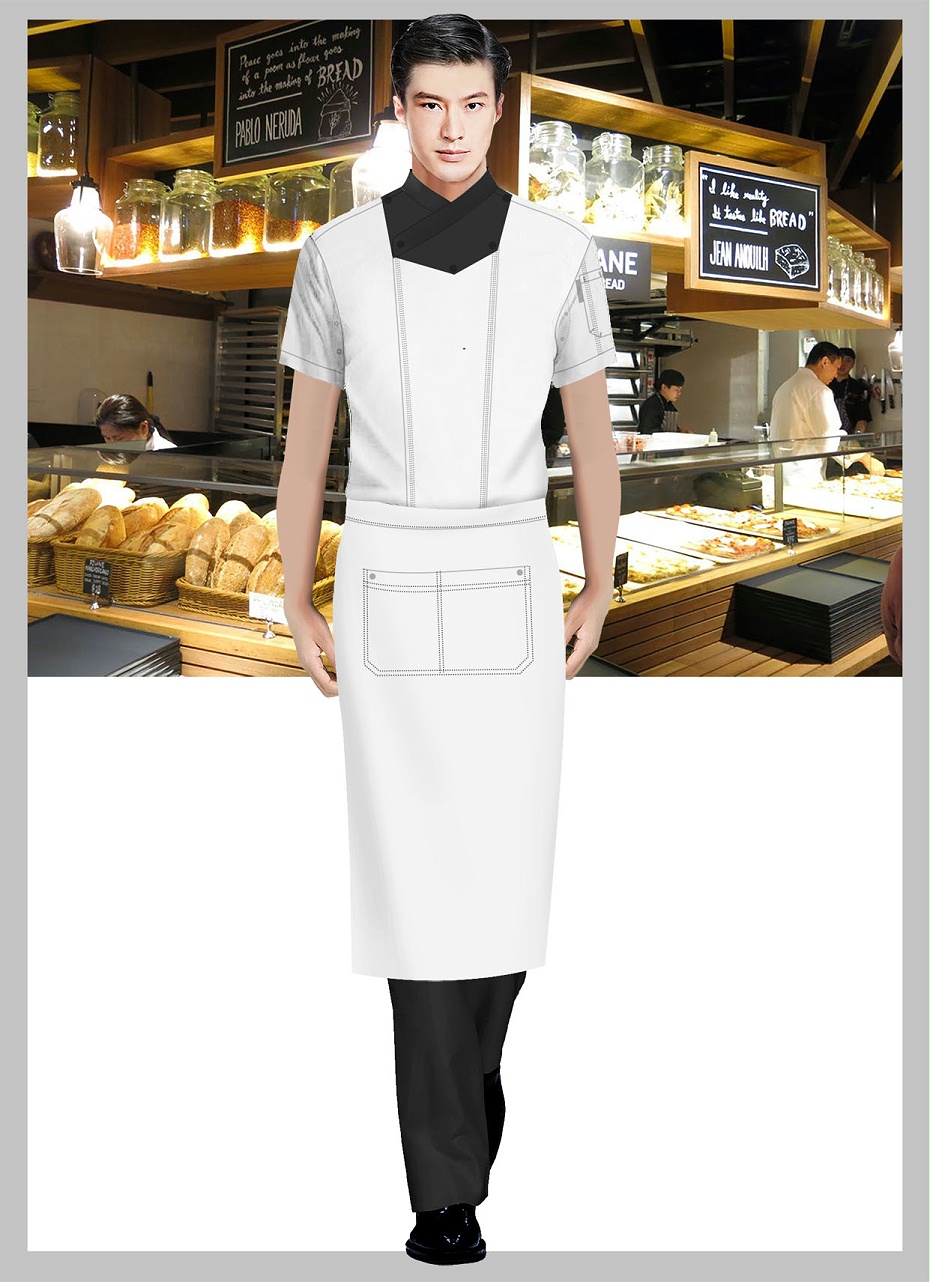 西餐厅服务员工作服定做