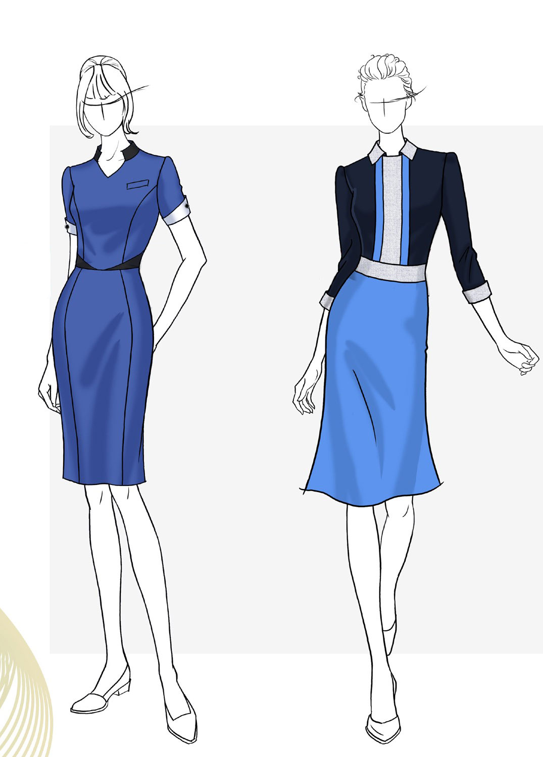 简约商务职业装定制 职业装定制