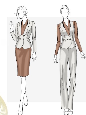 简约商务职业装定制 职业装定制