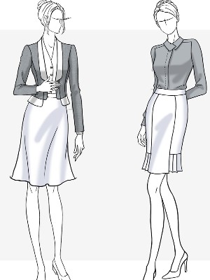 简约商务职业装定制 职业装定制