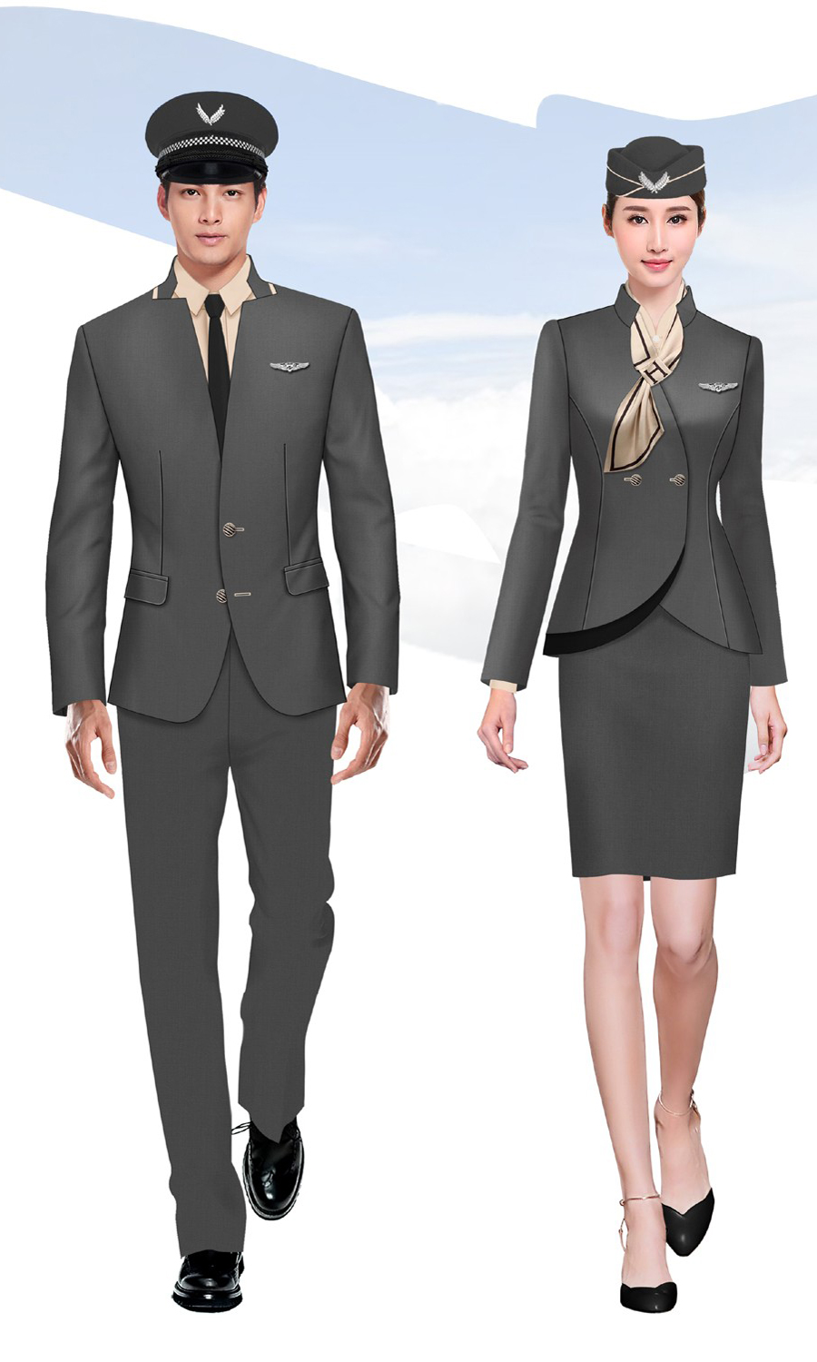 时尚空乘服装定制 时尚空乘服装定制