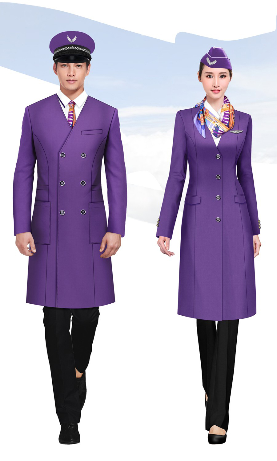 空乘服装定做 空乘服装定做