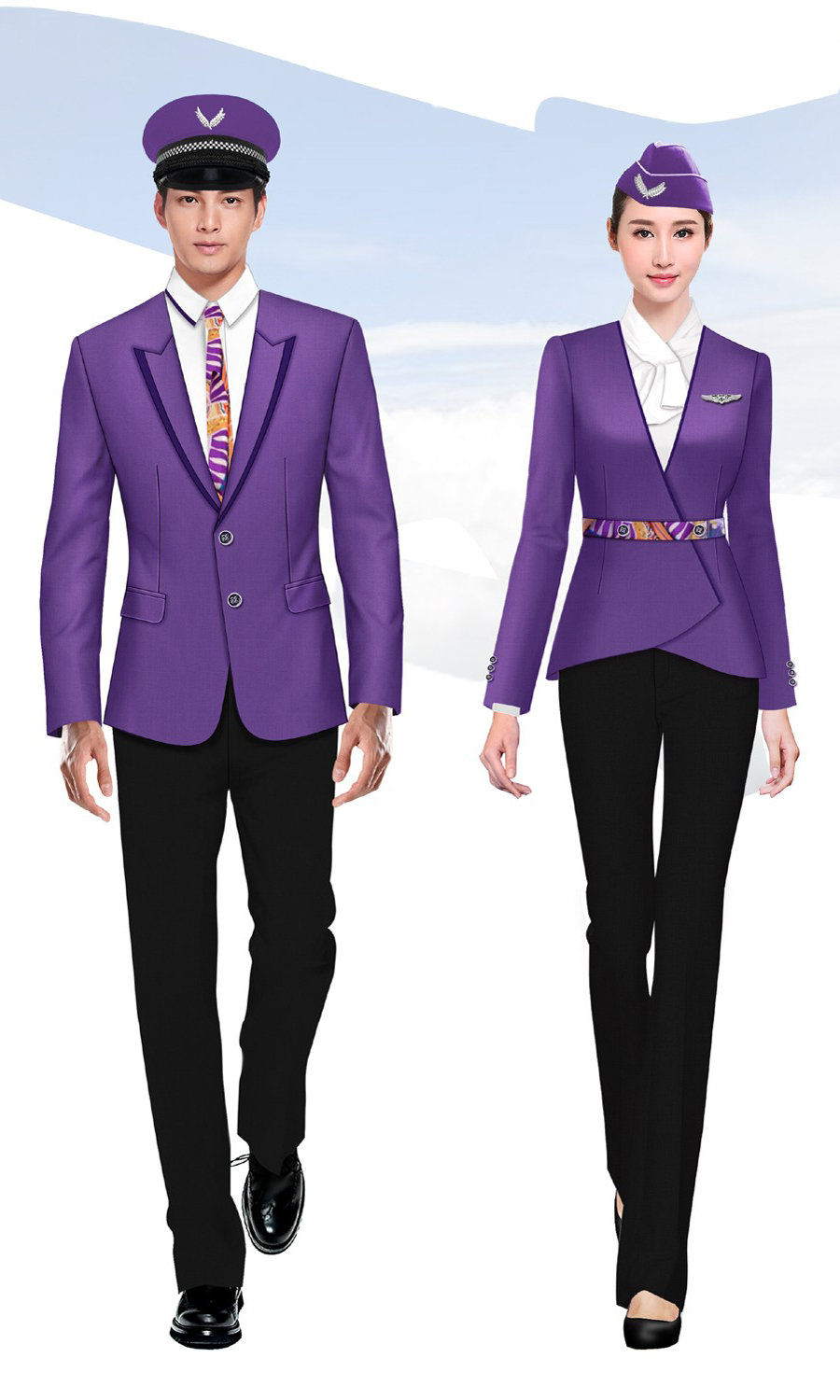 空乘服装定做 空乘服装定做