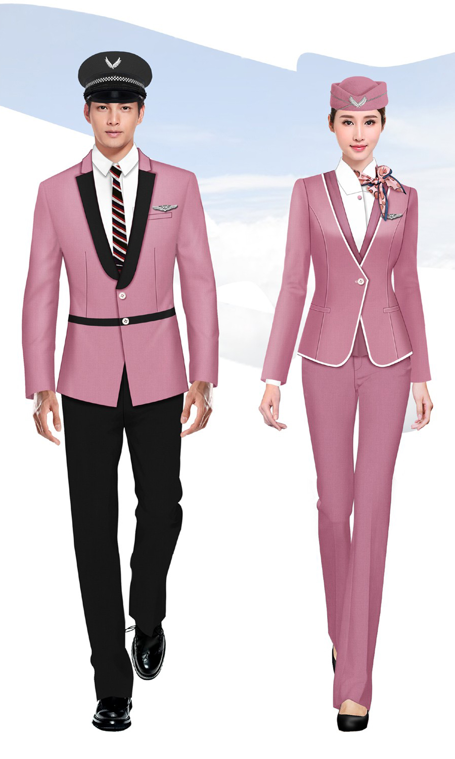空乘服装定做 空乘服装定做