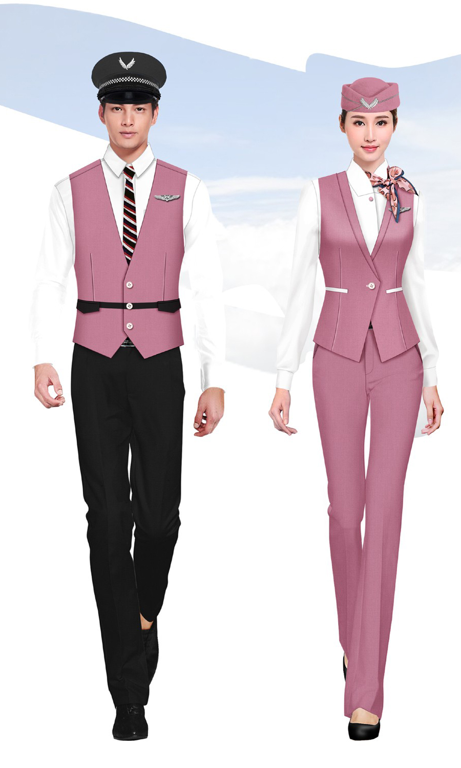 空乘服装定做 空乘服装定做
