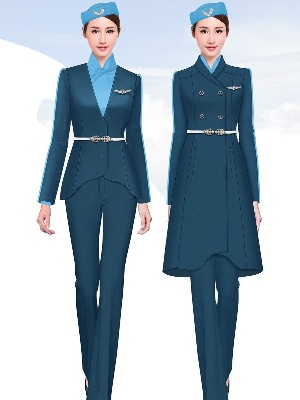 时尚空乘服装定制设计方案 空乘服装定做